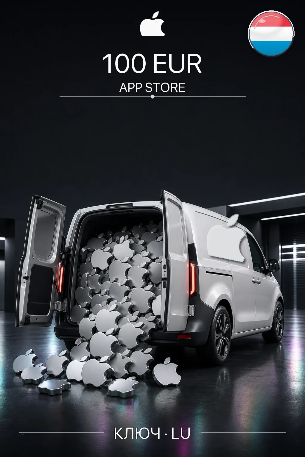 EUR 100 Apple gift card — LU