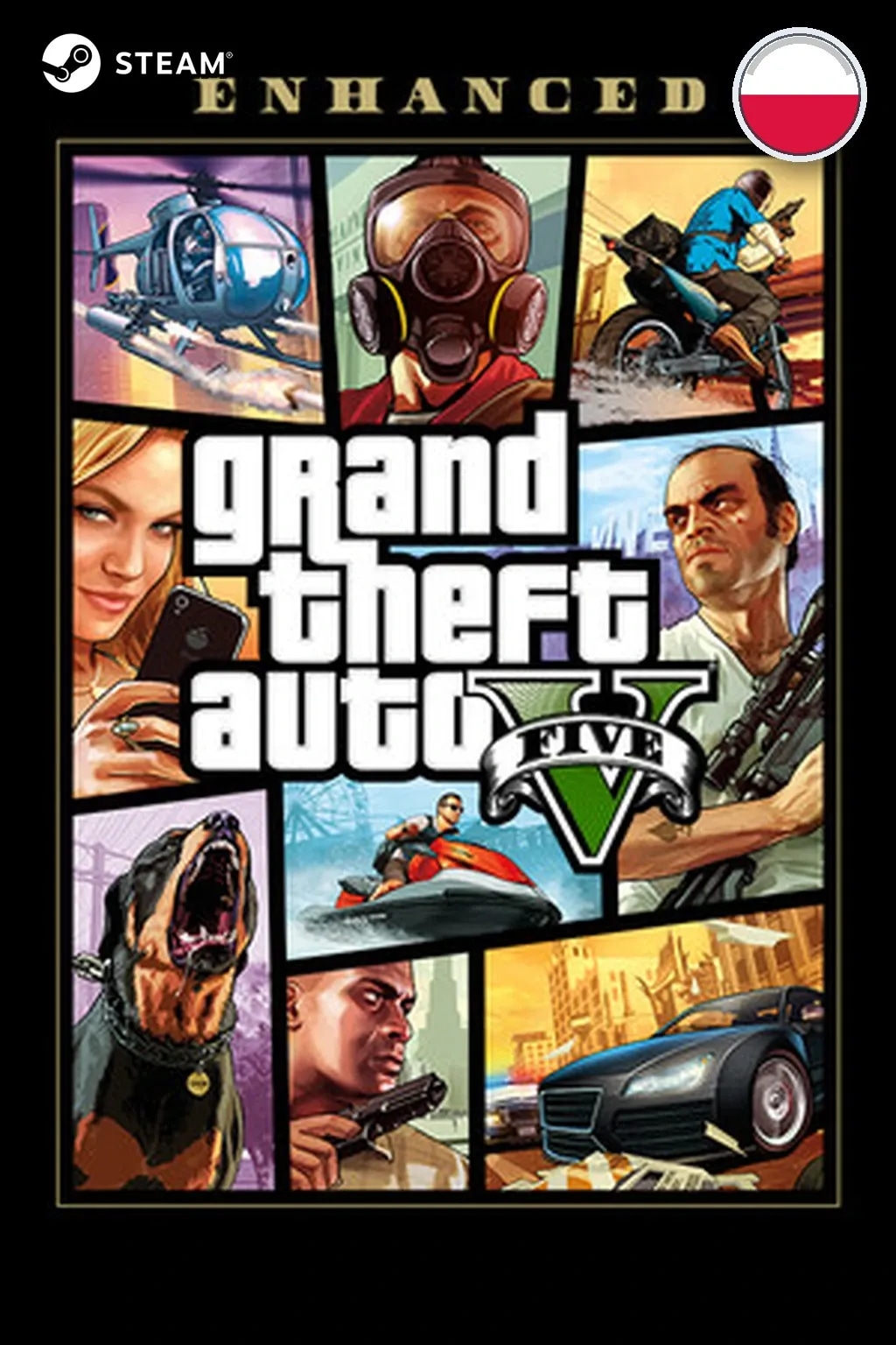 Grand Theft Auto V Enhanced & Great White Shark Card — Польша