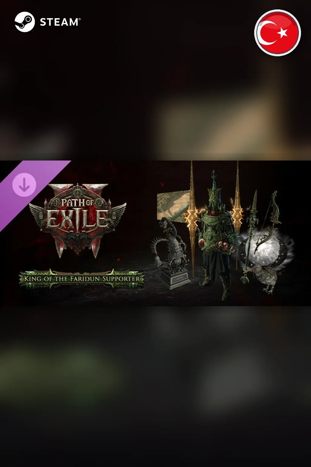 Path of Exile 2 - King of the Faridun Supporter Pack — Турция