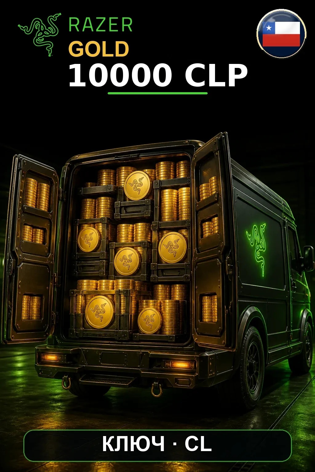 CLP 10000 Razer Gold