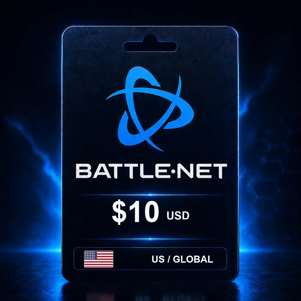 Battle.net $10 — код пополнения (США / Global)